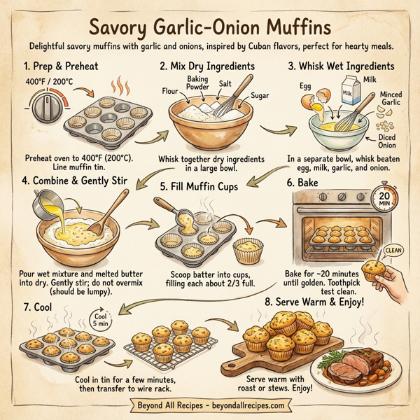 Savory Garlic-Onion Muffins instructions