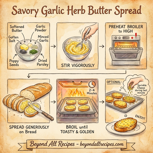Savory Garlic Herb Butter Spread instructions