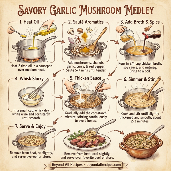 Savory Garlic Mushroom Medley instructions