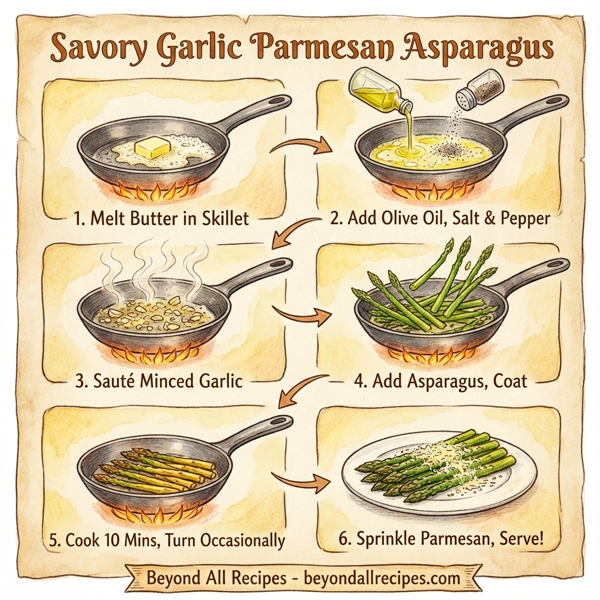 Savory Garlic Parmesan Asparagus instructions