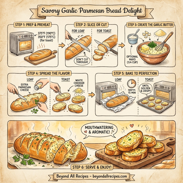 Savory Garlic Parmesan Bread Delight instructions