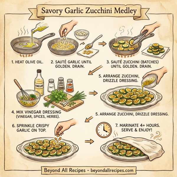 Savory Garlic Zucchini Medley instructions