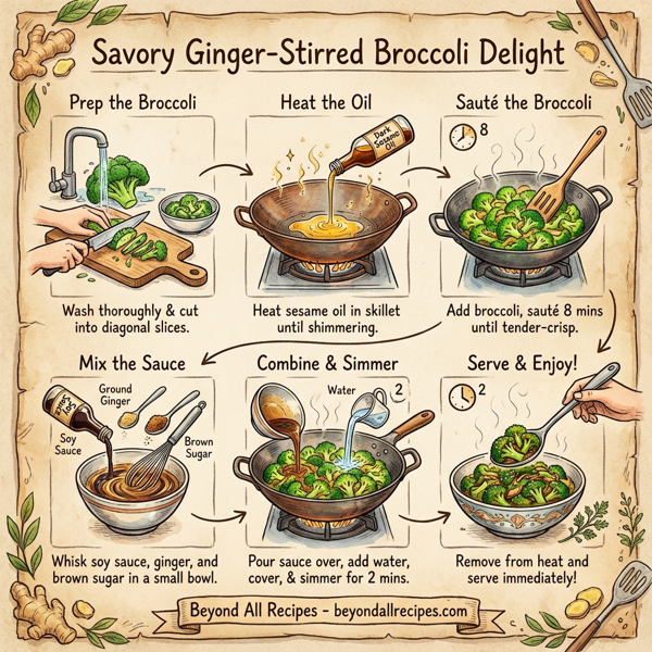 Savory Ginger-Stirred Broccoli Delight instructions