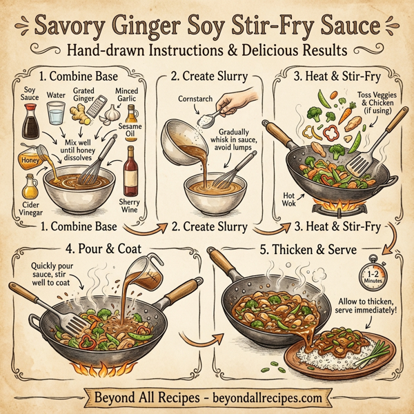 Savory Ginger Soy Stir-Fry Sauce instructions