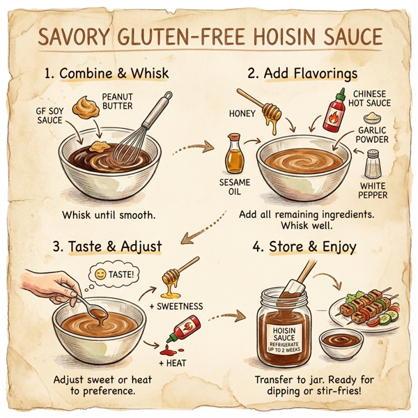 Savory Gluten-Free Hoisin Sauce instructions