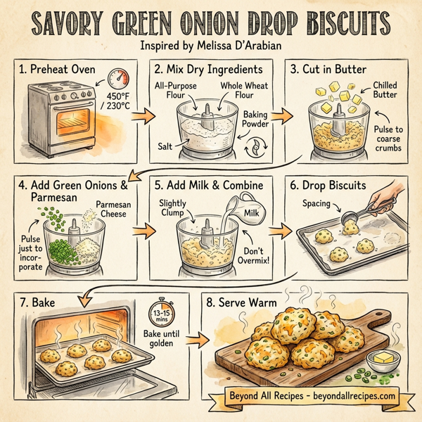 Savory Green Onion Drop Biscuits instructions