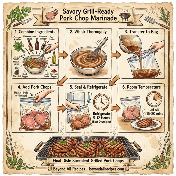 Savory Grill-Ready Pork Chop Marinade instructions