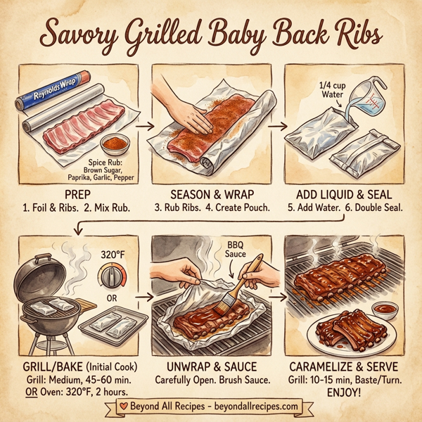 Savory Grilled Baby Back Ribs instructions