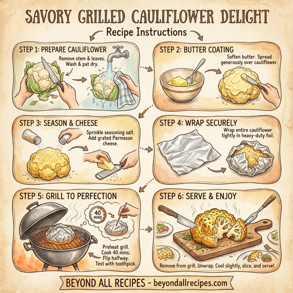 Savory Grilled Cauliflower Delight instructions