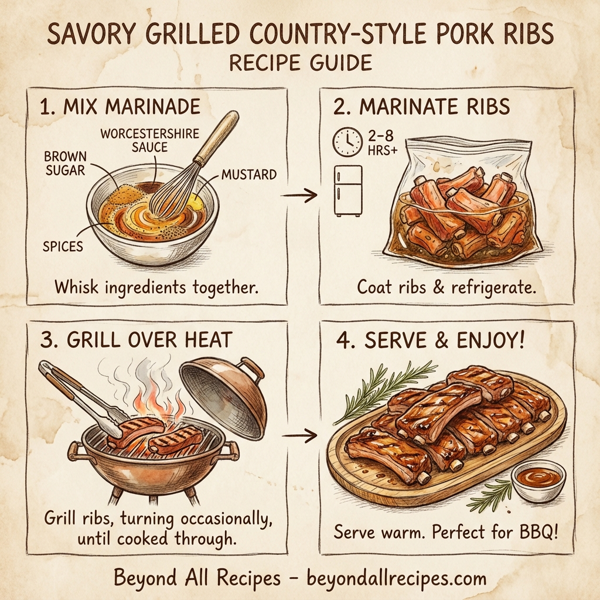 Savory Grilled Country-Style Pork Ribs instructions