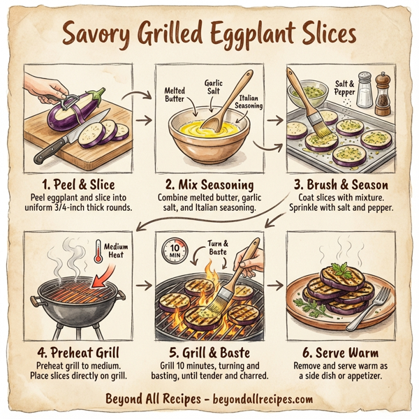 Savory Grilled Eggplant Slices instructions