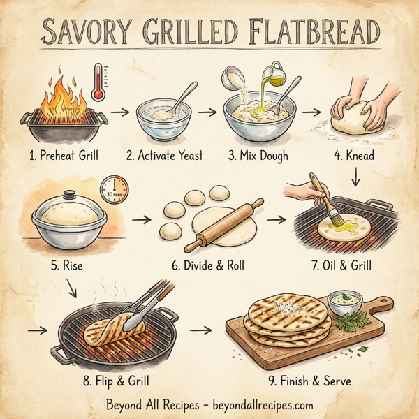 Savory Grilled Flatbread instructions
