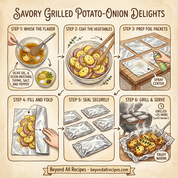 Savory Grilled Potato-Onion Delights instructions