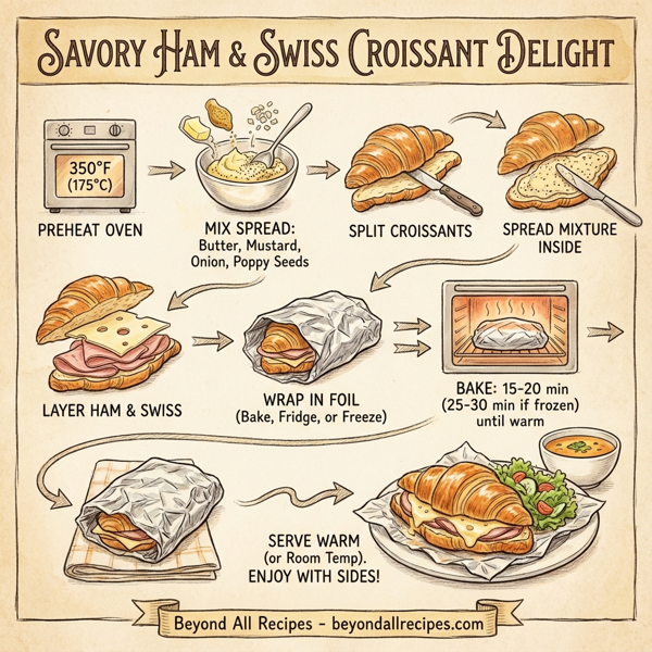 Savory Ham & Swiss Croissant Delight instructions