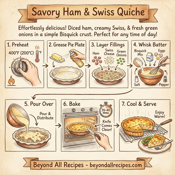 Savory Ham & Swiss Quiche instructions
