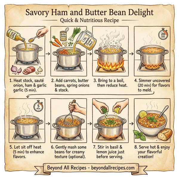 Savory Ham and Butter Bean Delight instructions