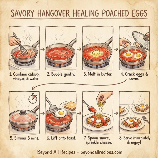 Savory Hangover Healing Poached Eggs instructions