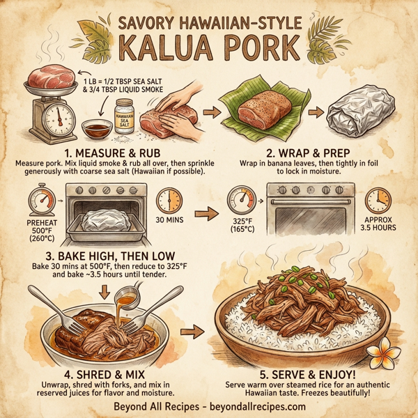 Savory Hawaiian-Style Kalua Pork instructions