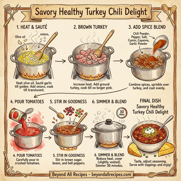 Savory Healthy Turkey Chili Delight instructions