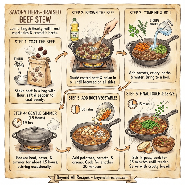 Savory Herb-Braised Beef Stew instructions