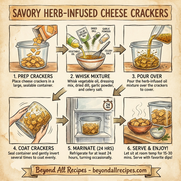 Savory Herb-Infused Cheese Crackers instructions
