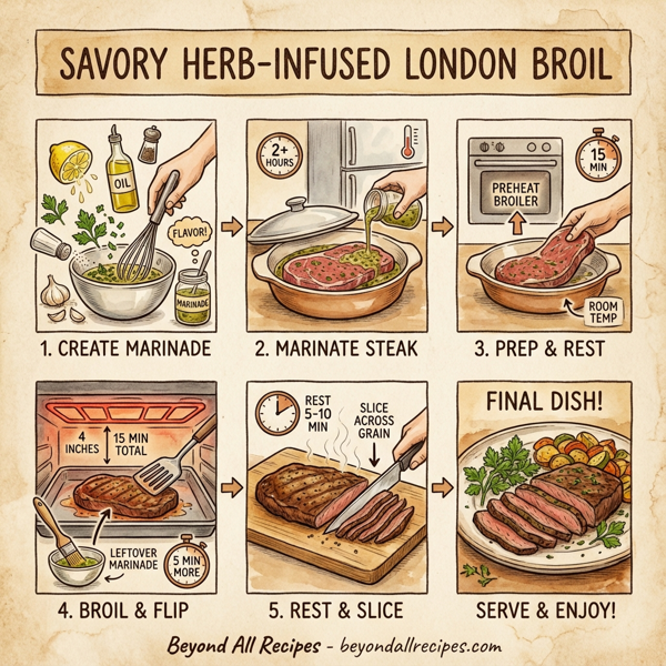 Savory Herb-Infused London Broil instructions