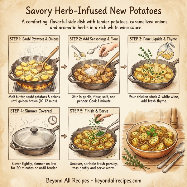 Savory Herb-Infused New Potatoes instructions