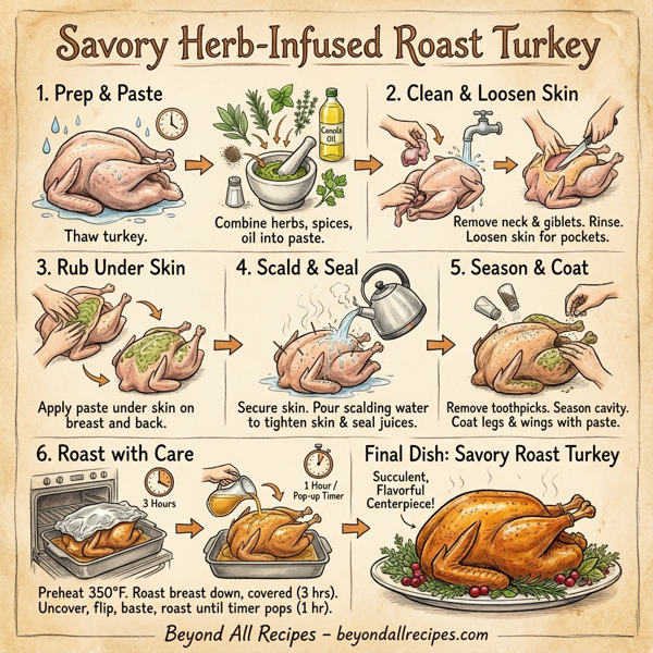 Savory Herb-Infused Roast Turkey instructions