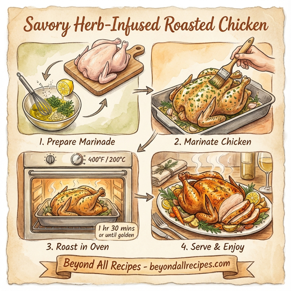 Savory Herb-Infused Roasted Chicken instructions