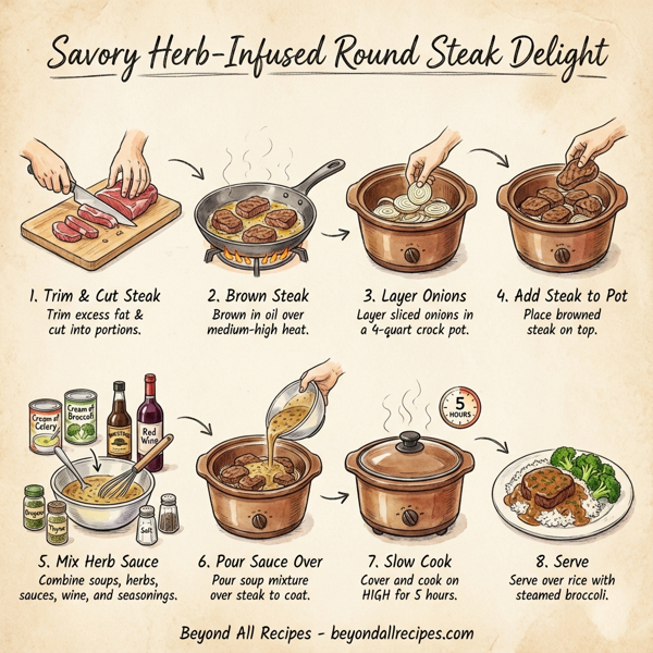 Savory Herb-Infused Round Steak Delight instructions