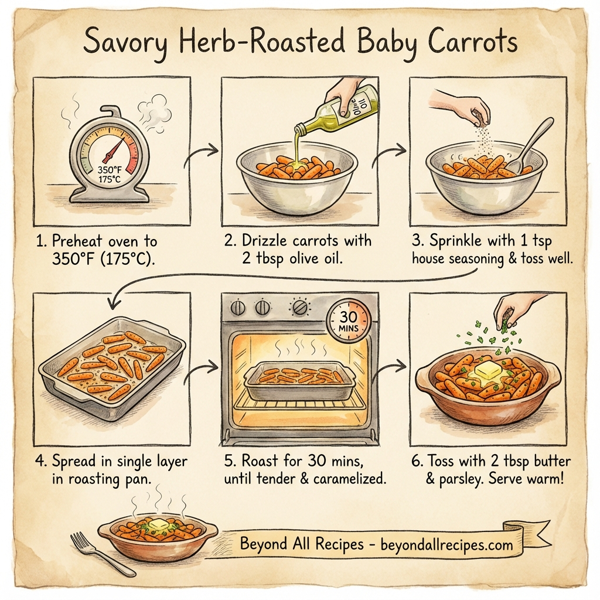 Savory Herb-Roasted Baby Carrots instructions