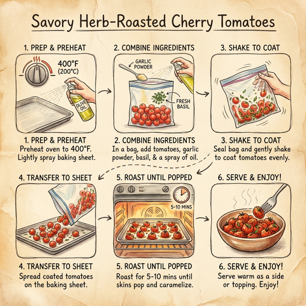 Savory Herb-Roasted Cherry Tomatoes instructions