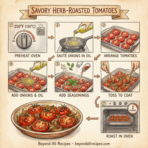 Savory Herb-Roasted Tomatoes instructions