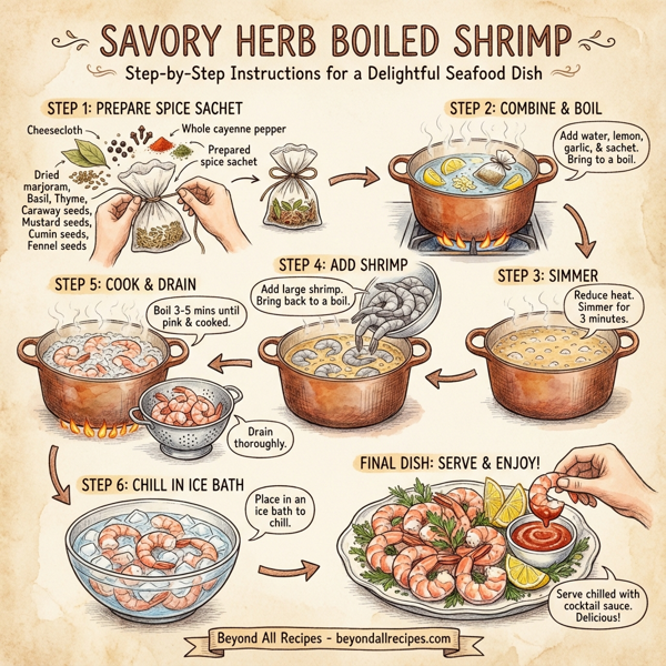 Savory Herb Boiled Shrimp instructions