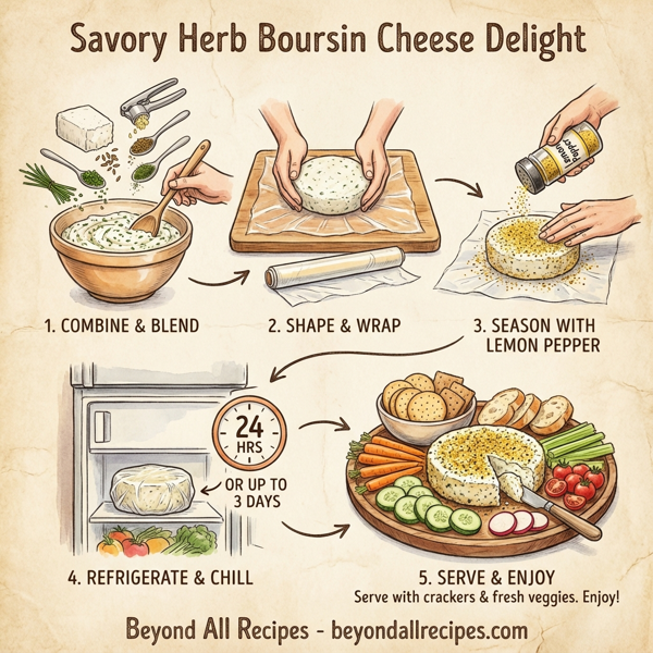 Savory Herb Boursin Cheese Delight instructions