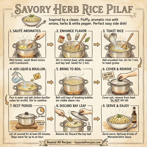 Savory Herb Rice Pilaf instructions