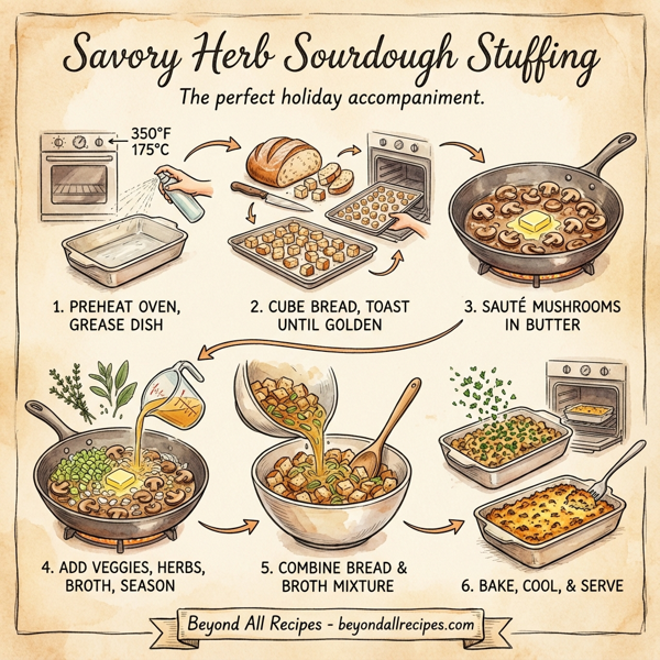 Savory Herb Sourdough Stuffing instructions