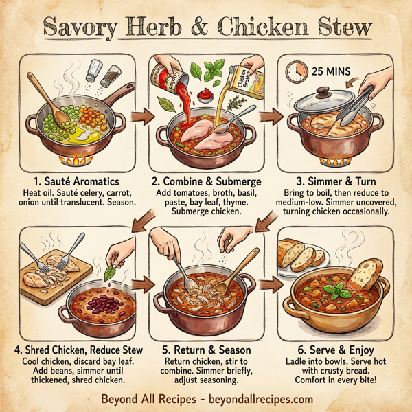 Savory Herb & Chicken Stew instructions