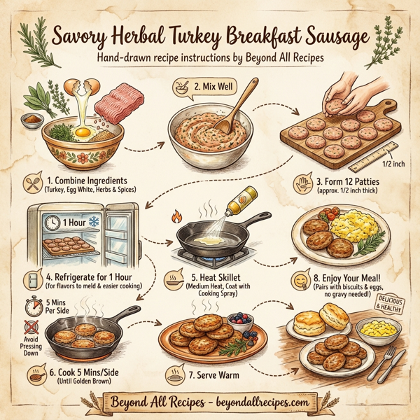 Savory Herbal Turkey Breakfast Sausage instructions