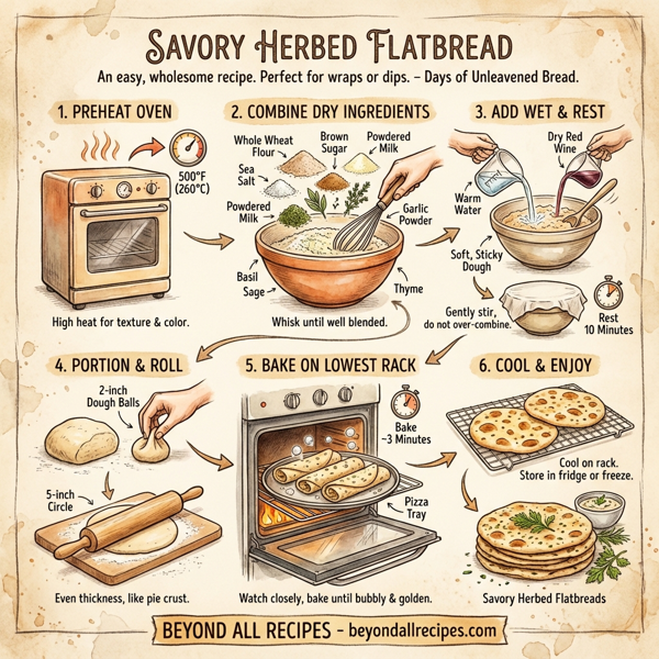 Savory Herbed Flatbread instructions