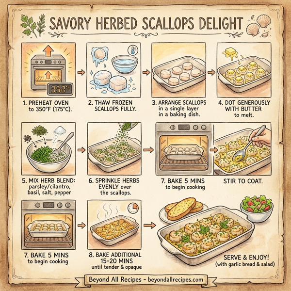 Savory Herbed Scallops Delight instructions