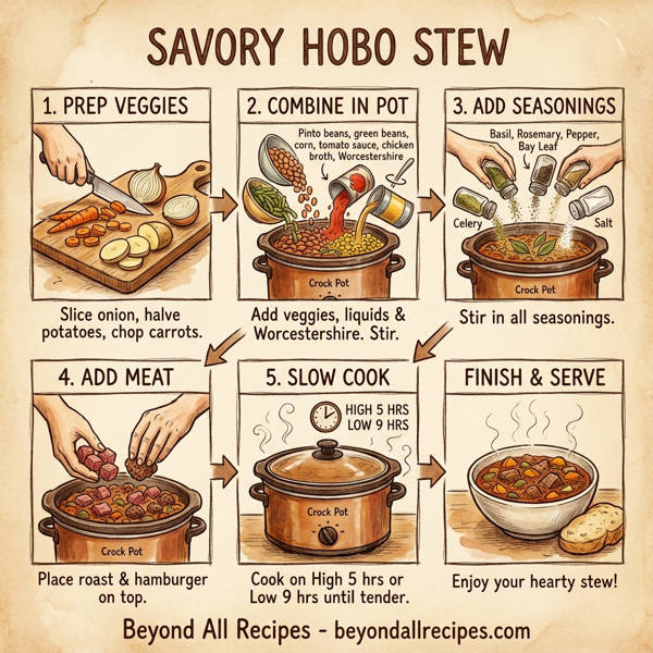 Savory Hobo Stew instructions