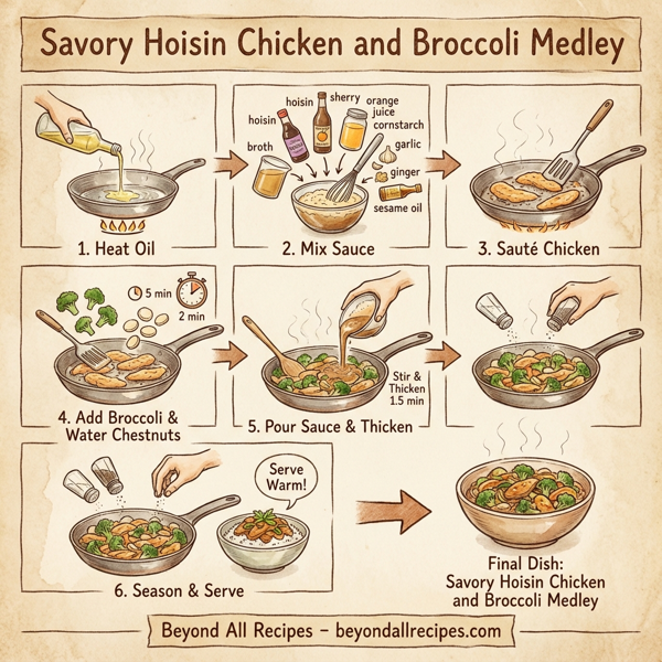 Savory Hoisin Chicken and Broccoli Medley instructions