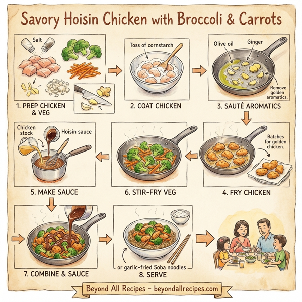 Savory Hoisin Chicken with Broccoli & Carrots instructions