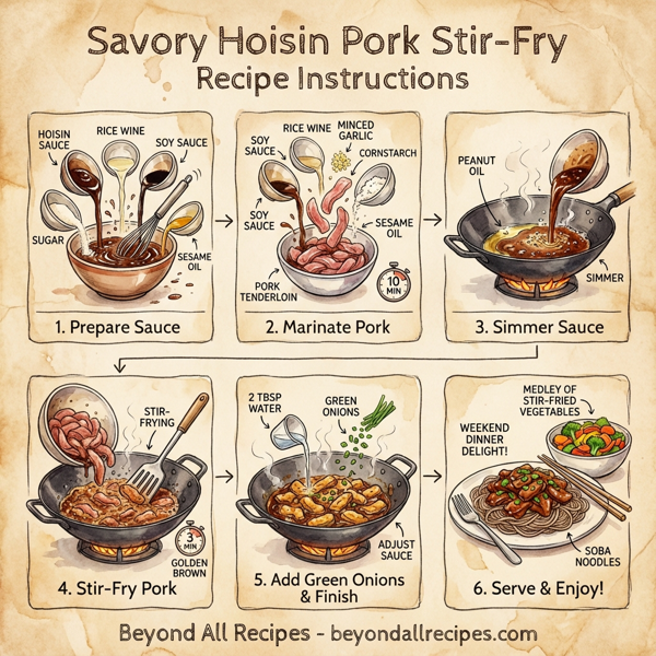 Savory Hoisin Pork Stir-Fry instructions