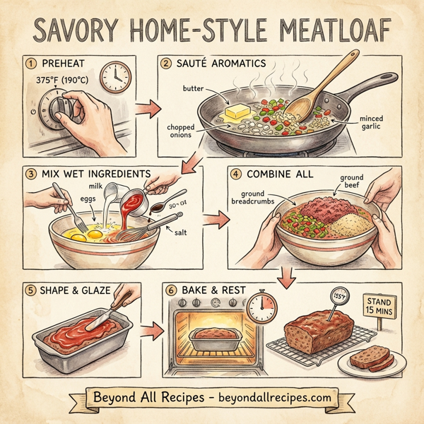 Savory Home-Style Meatloaf instructions