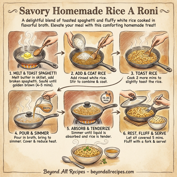 Savory Homemade Rice A Roni instructions