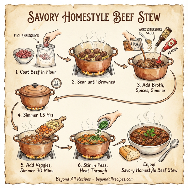 Savory Homestyle Beef Stew instructions