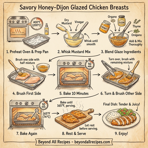 Savory Honey-Dijon Glazed Chicken Breasts instructions