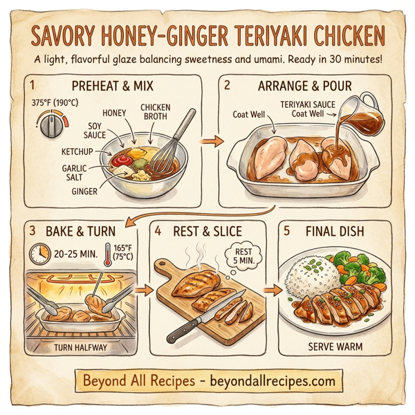 Savory Honey-Ginger Teriyaki Chicken instructions